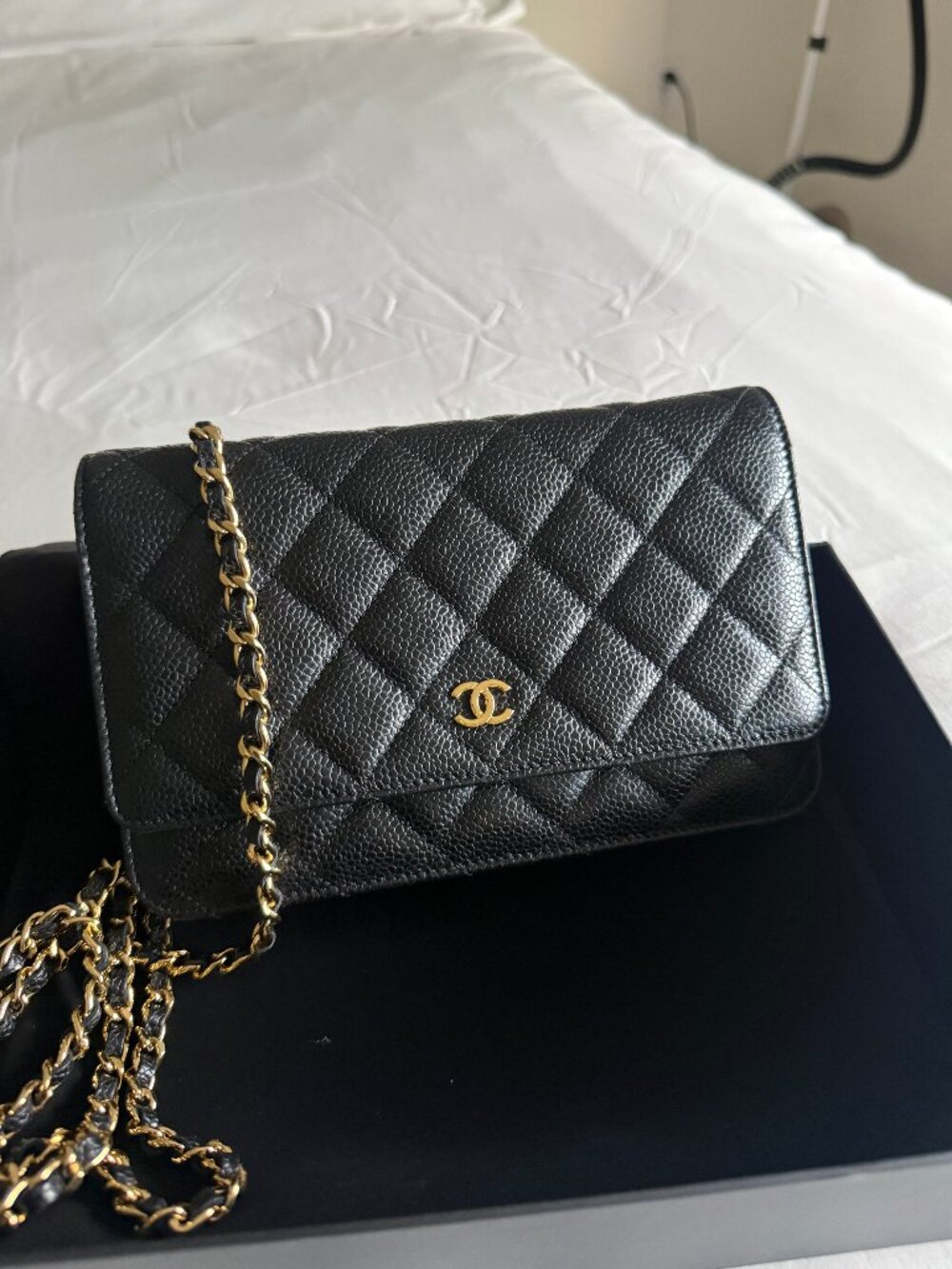 Chanel WOC Black Caviar – Excellent Condition. Authentic